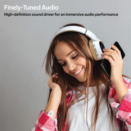 Promate Bluetooth Headphones, Over-Ear Deep Bass