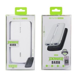 BAVIN PC087 10000mAh Slim Portable Size Powerbank -WHITE