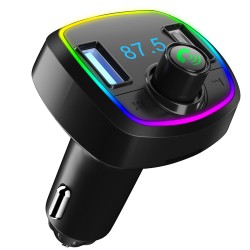 3.1A Fast Charging Dual USB Charger BT Handsfree Car Kit FM Transmitter Car Mp3 Player