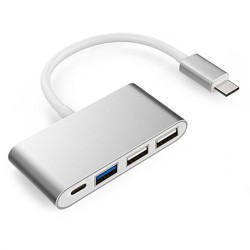 4-in-1 USB-C Hub with Type C, USB 3.0, USB 2.0
