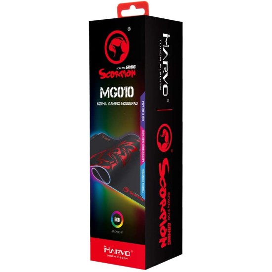 MARVO Scorpion Mg010 L-Size Gaming Mousepad RGB Effects