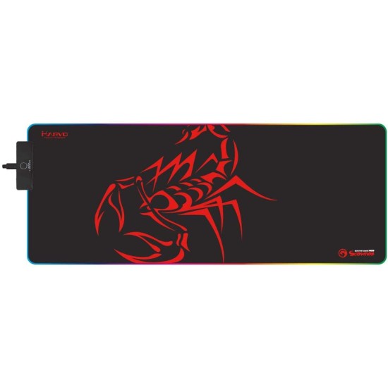 MARVO Scorpion Mg010 L-Size Gaming Mousepad RGB Effects