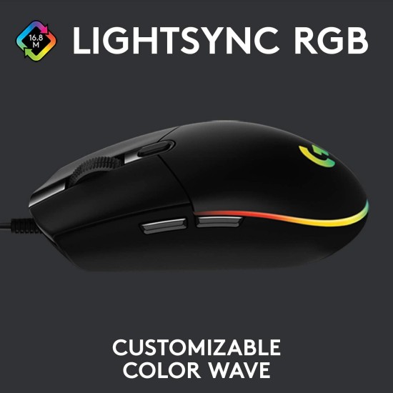 Logitech G102 Light Sync Gaming Wired Mouse